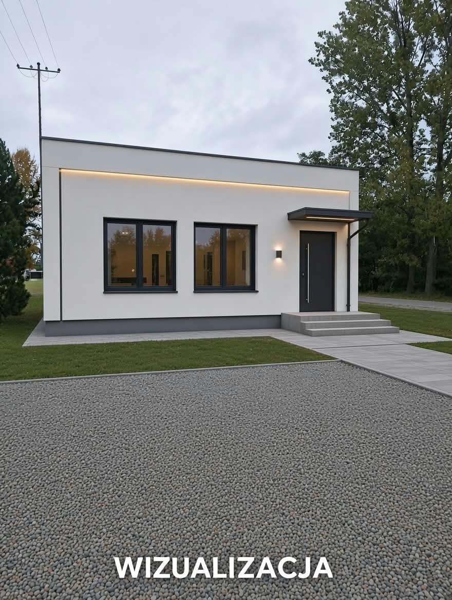 Budynek 77 m² z potencjałem na własny dom– erminów