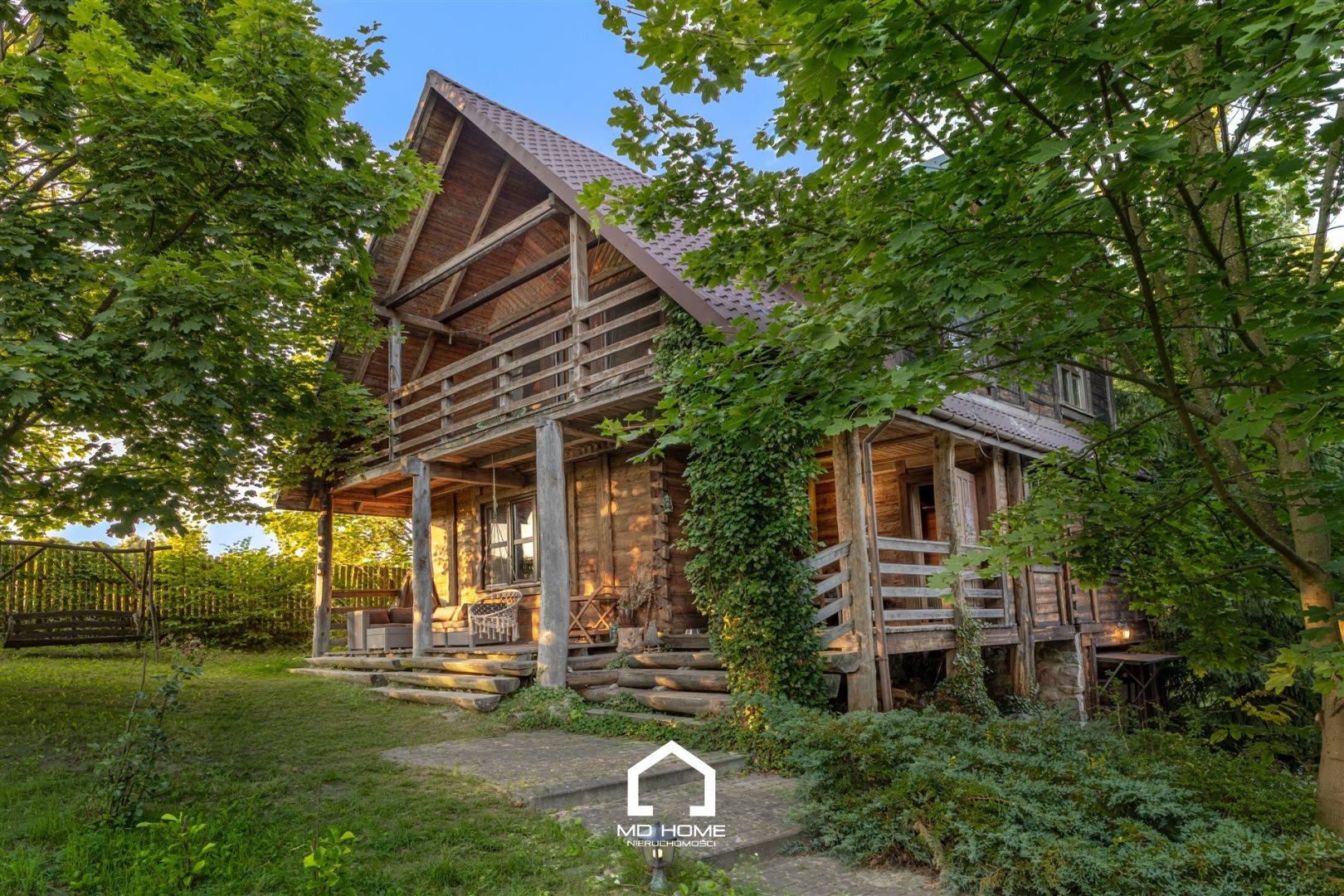 ⭐️dom z bala modrzewiowego|180 m²|działka 2350m²⭐️