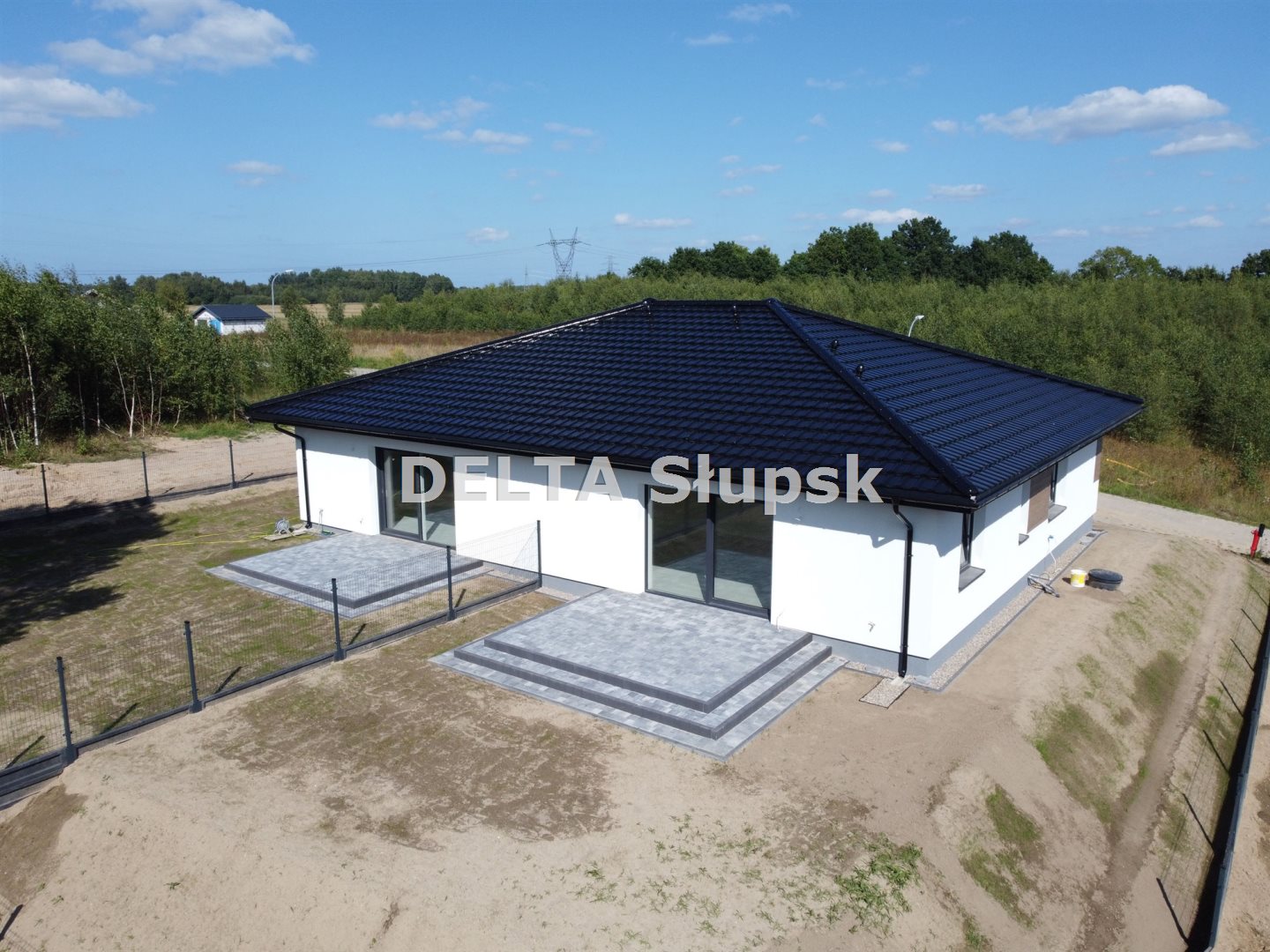 ⭐ nowy parterowy dom pod słupskiem | ogród, taras