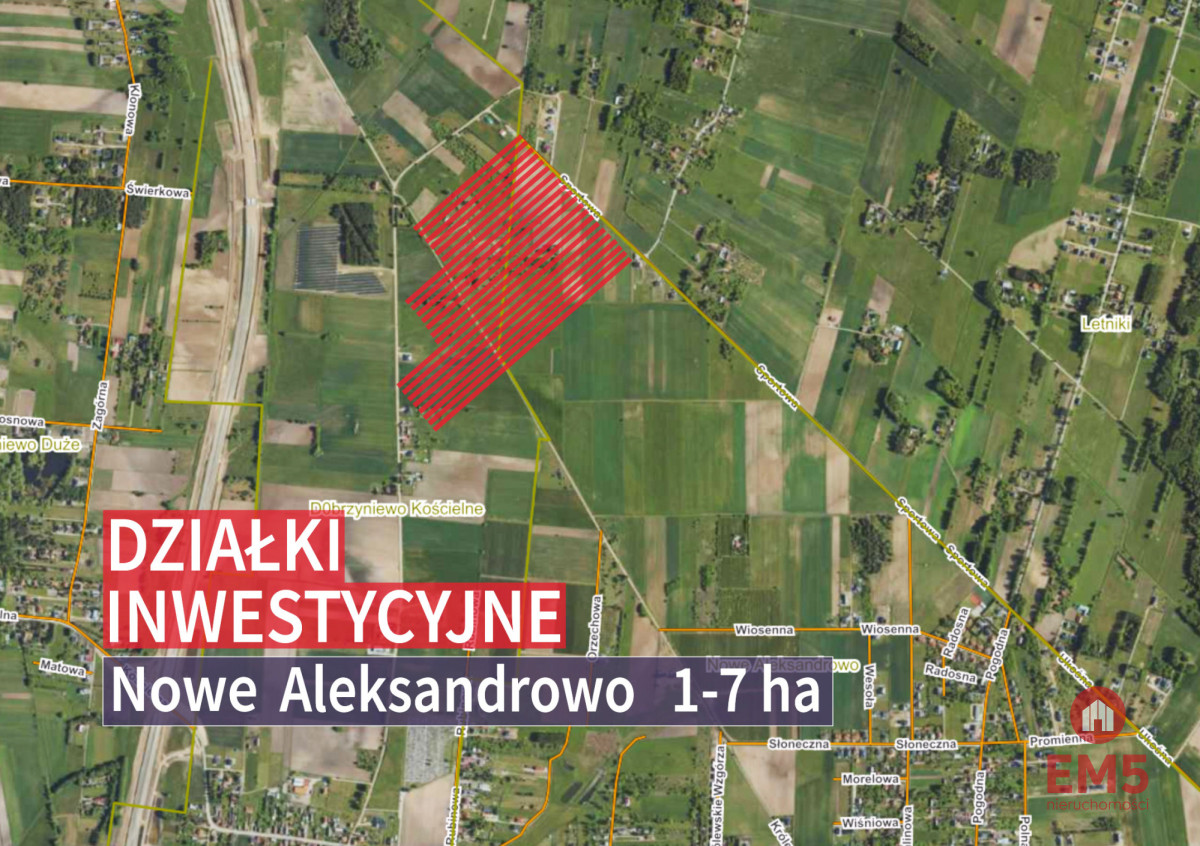 Tereny inwestycyjne w nowym aleksandrowie