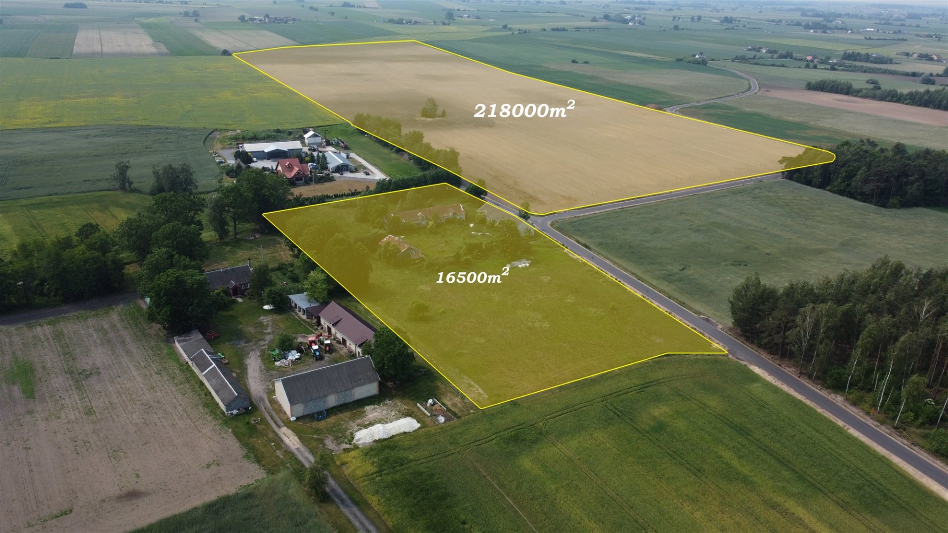 Duża posiadłość 23,45 ha | inwestycja, siedlisko