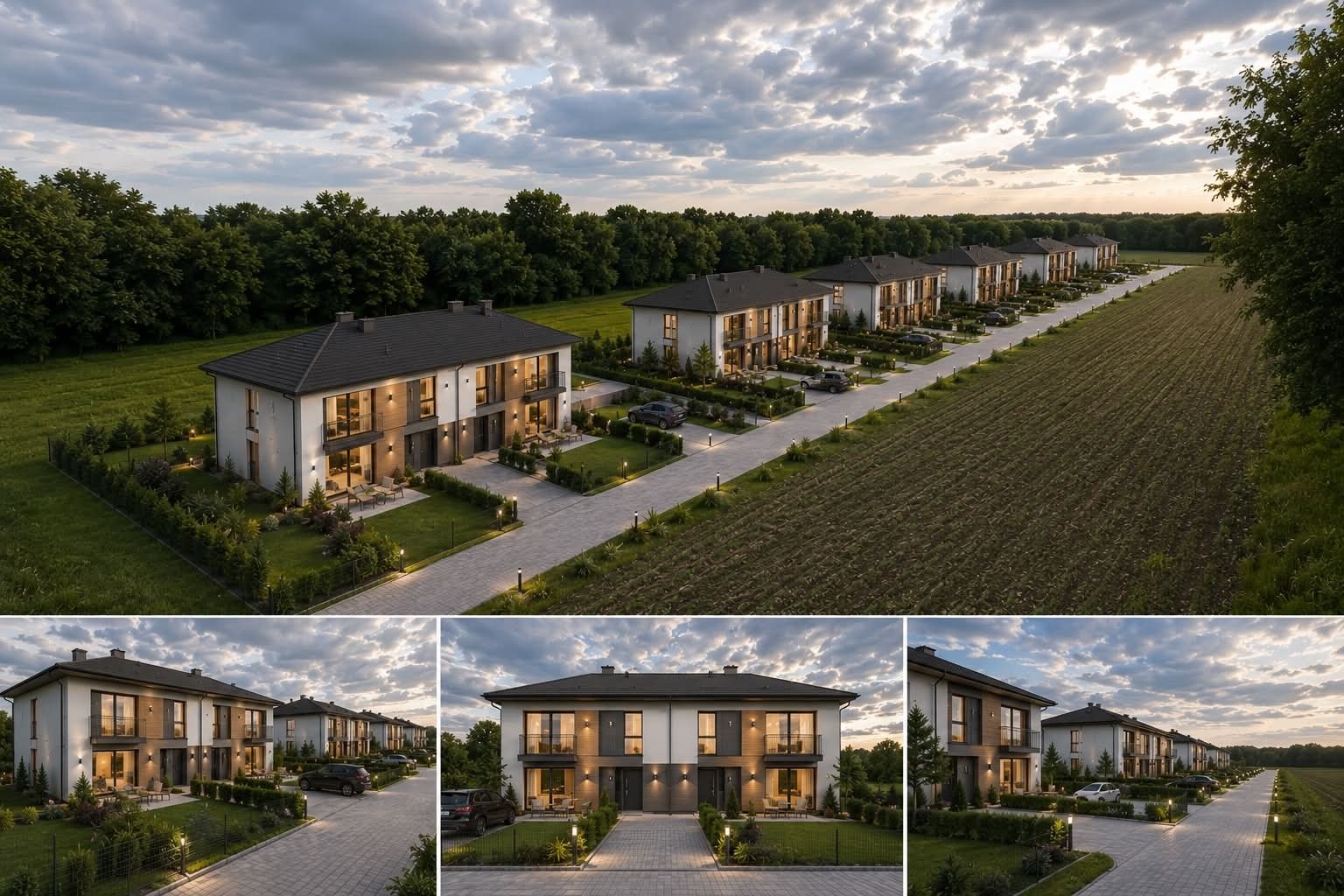 Duża działka budowlano-rolna 7291 m² bzie dolne