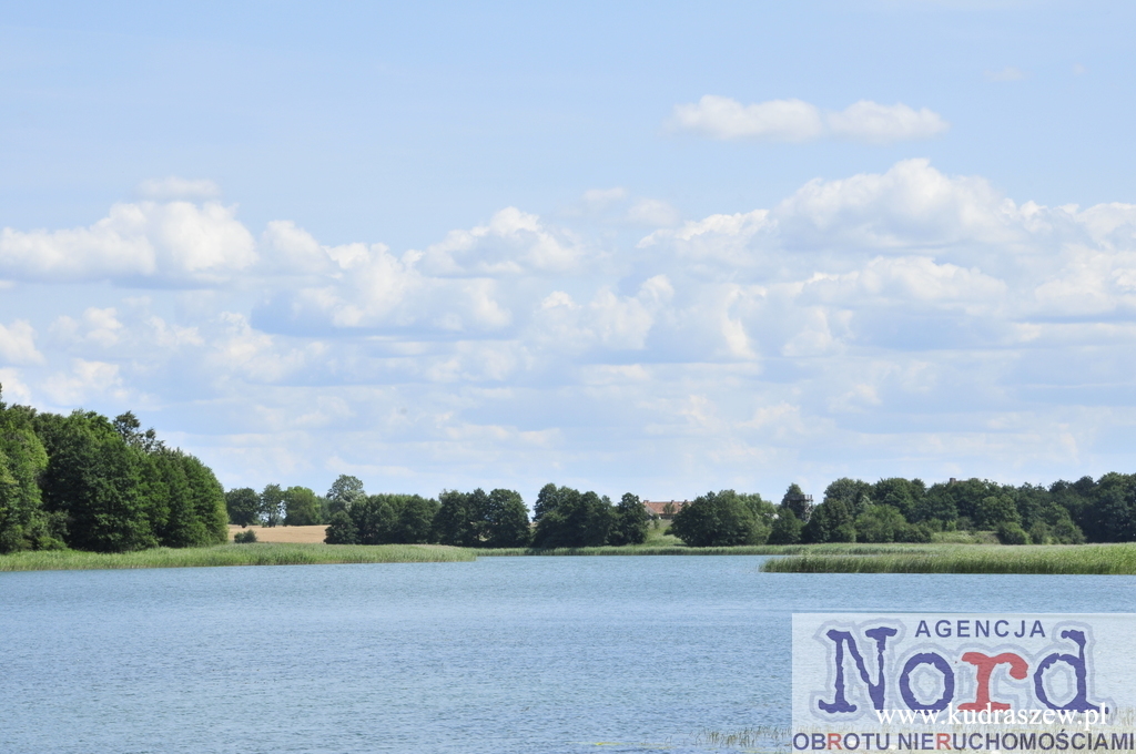 Działka mazury jezioro białe