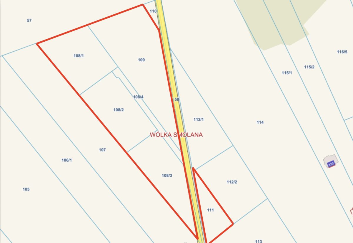Wólka smolana, gm. brochów, 5 działek