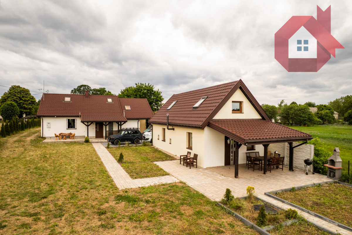 Siedlisko dla dużej rodziny | 2 domy | 2h od w-wy