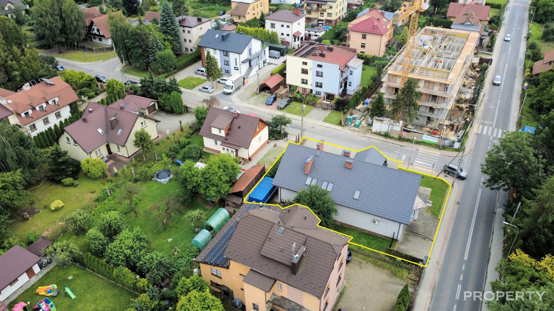 Budynek mieszkalno-usługowy nowy sącz ul. zielona
