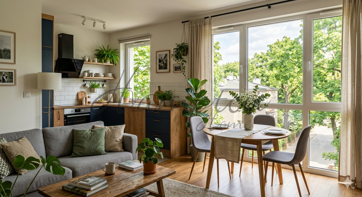 Nowoczesny apartament 37,7 m² | 2 pokoje | balkon