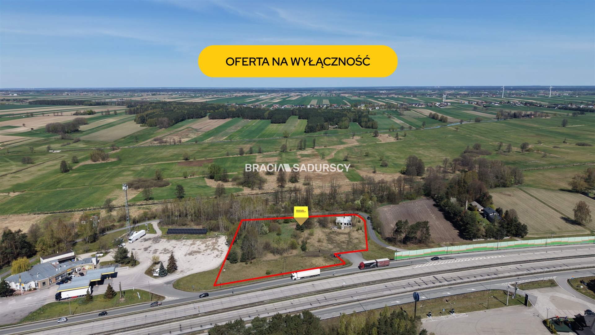 Teren inwestycyjny - wolbórz| zjazd z s8| 9459 m²