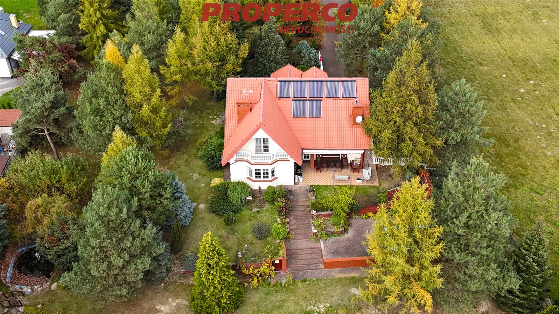 Dom 7pok + hala 800m2 i 382m2, działka 1,25ha staw