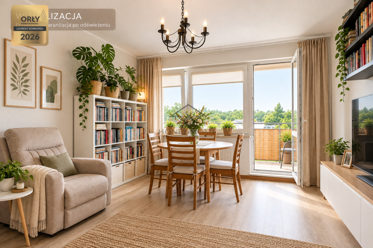 Nowa cena ! 3 pok, balkon, łąkowa, reda