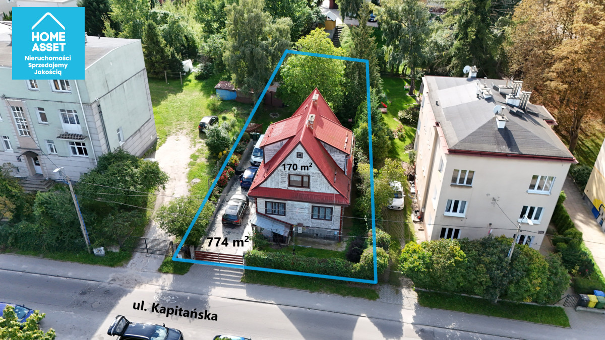 Dom z 1934, działka 774 m², potencjał inwestycyjny