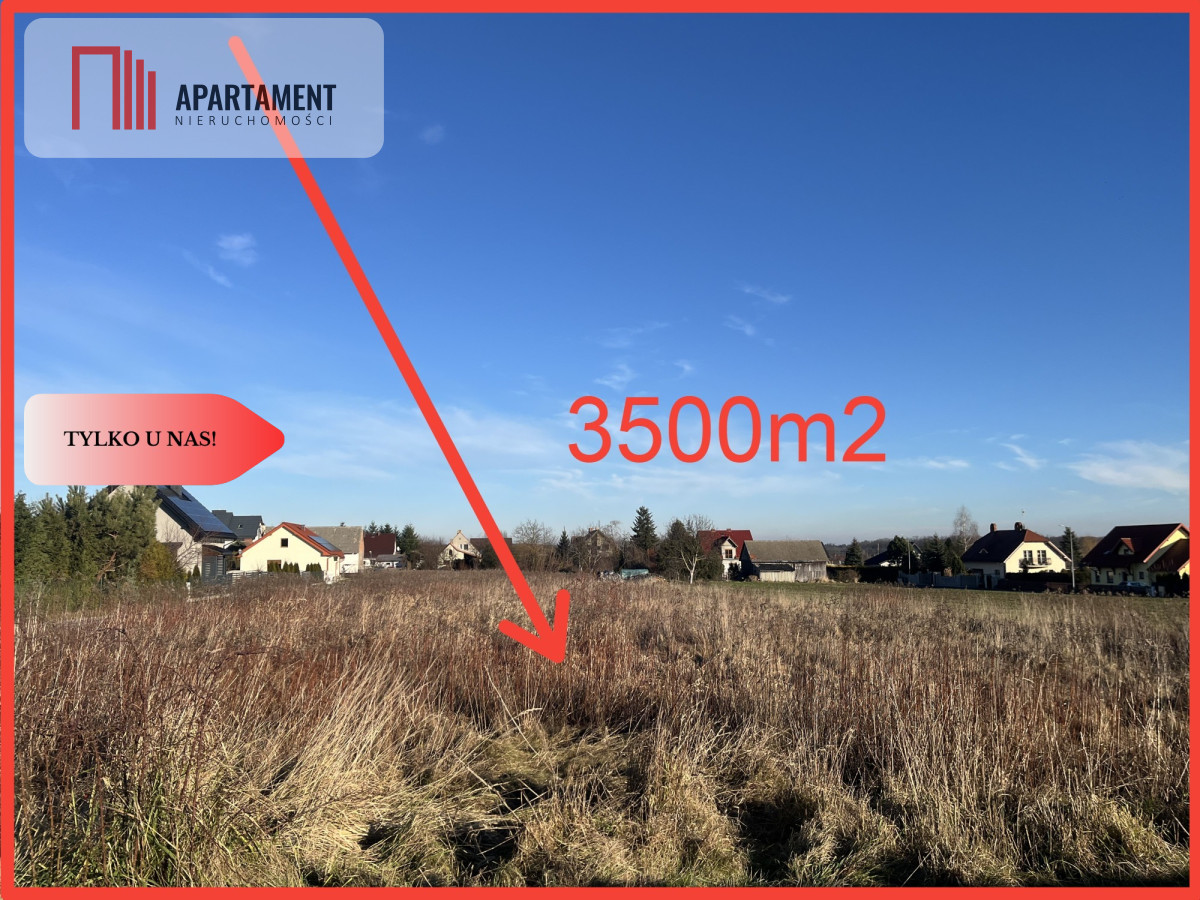 Budowlana 3500m2/dolina baryczy/media w drodze