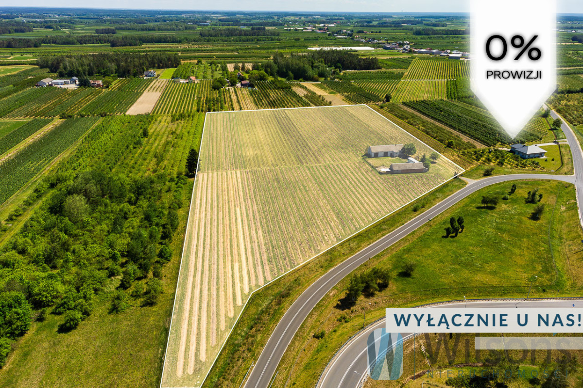 Grunt pod hale/magazyny - 5,65 ha | przy s7