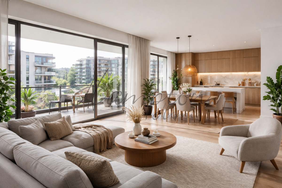 Nowoczesny apartament 61,1 m² | 3 pokoje | balkon