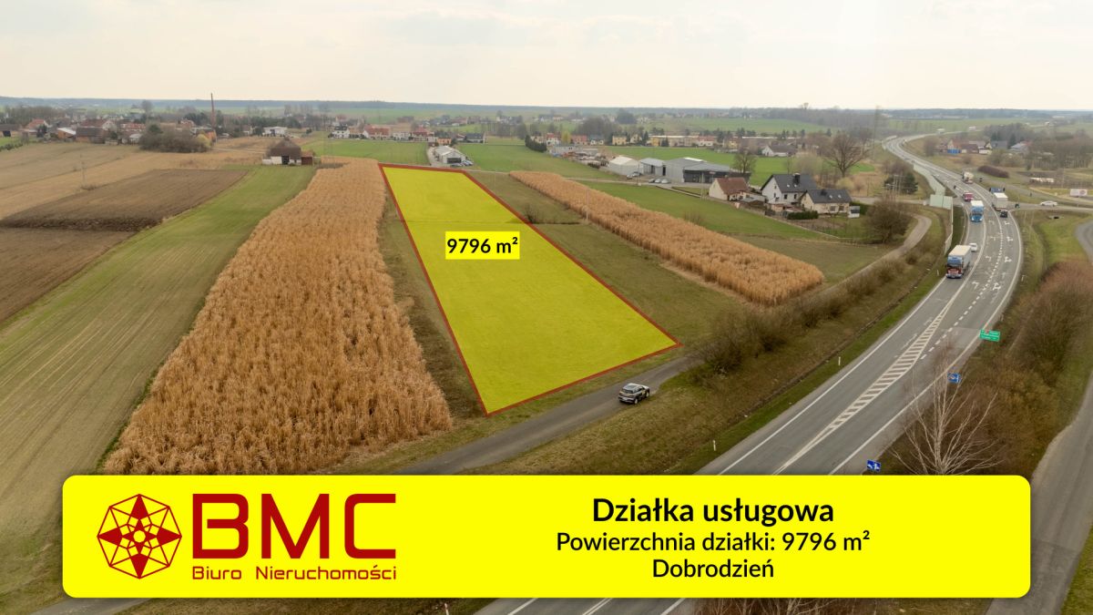 Działka usługowa dobrodzień