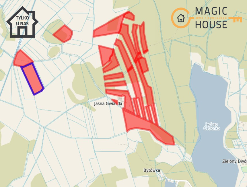 Tuszkowy, gmina dziemiany | 26 działek | 30,38 ha