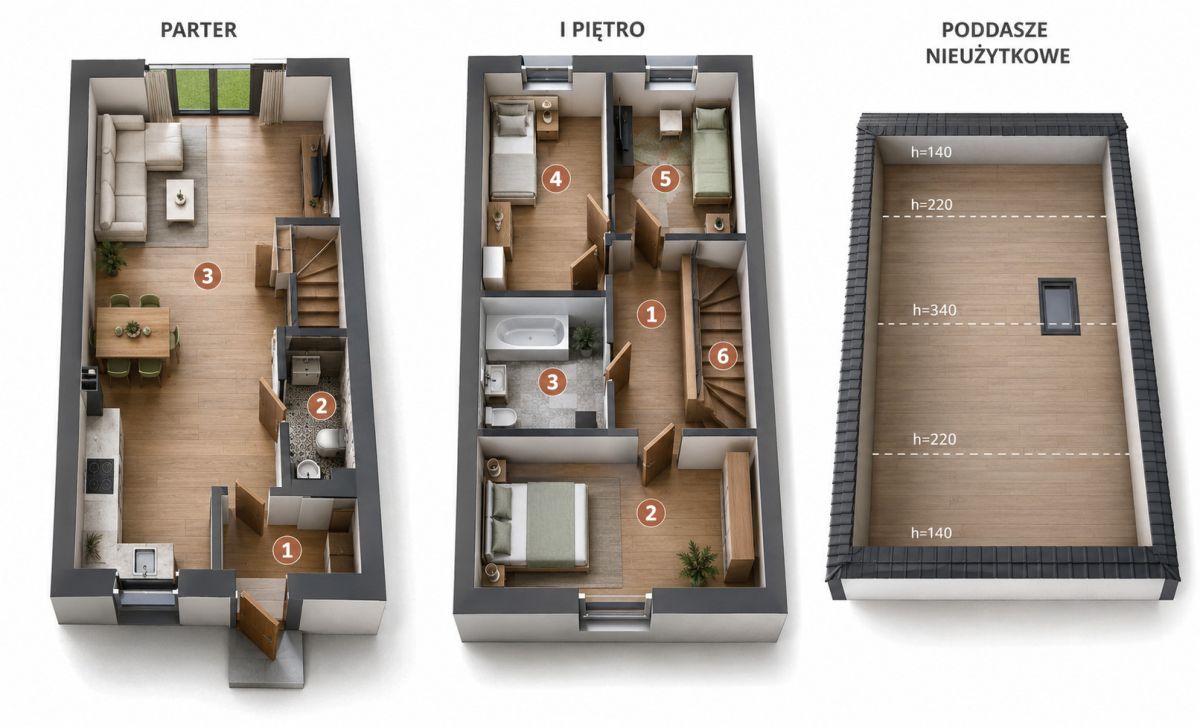 Dom przy lesie bez czynszu | 84,63 m² | promocja