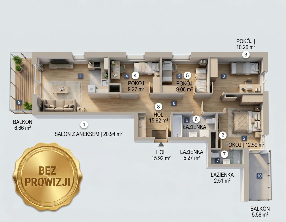 ⭐westfield mokotów 6 min⭐skm⭐2 balkony⭐0%⭐