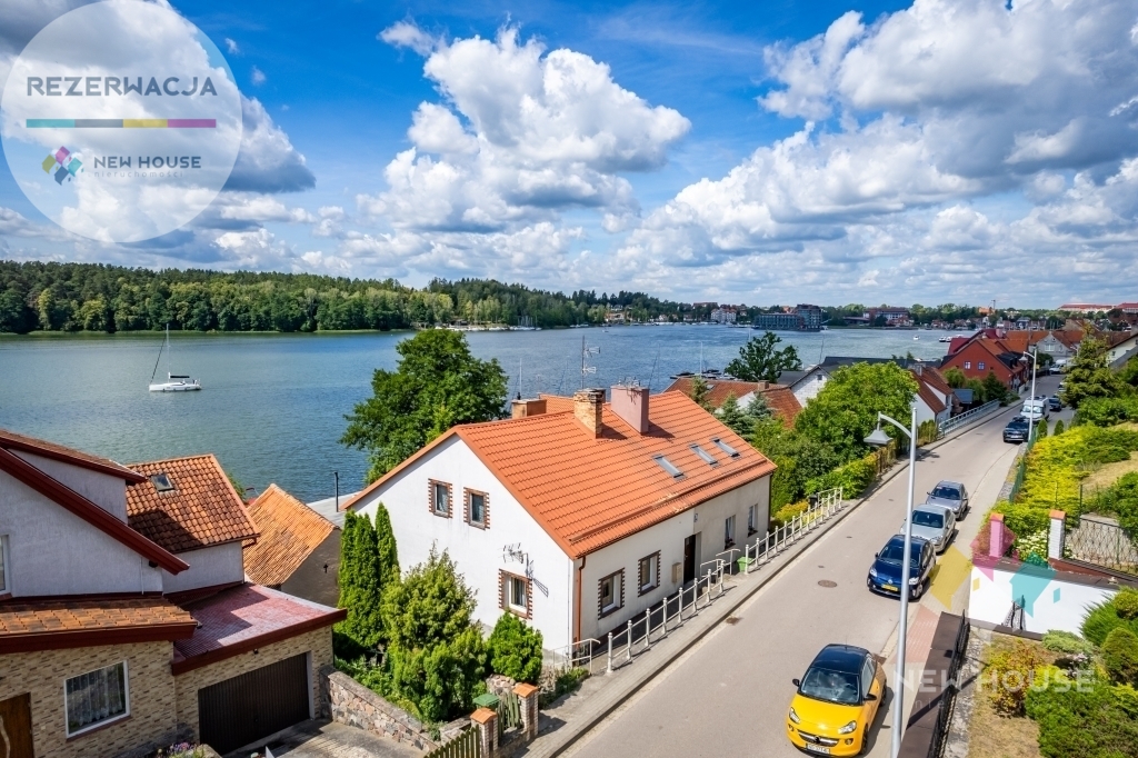 Mikołajki, ul. kajki, pierwsza linia zabudowy