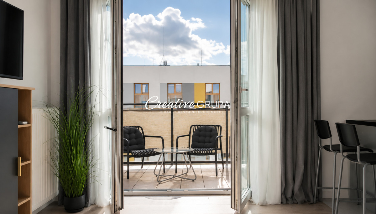 2 pokoje | otwarty plan |  balkon | klimatyzacja