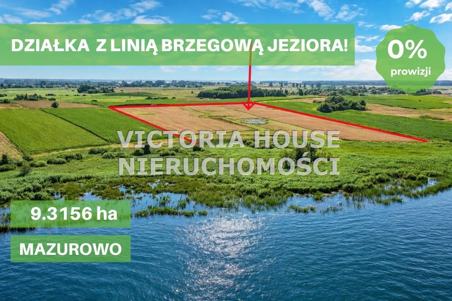 Nieruchomość z własną linią brzegową jeziora!
