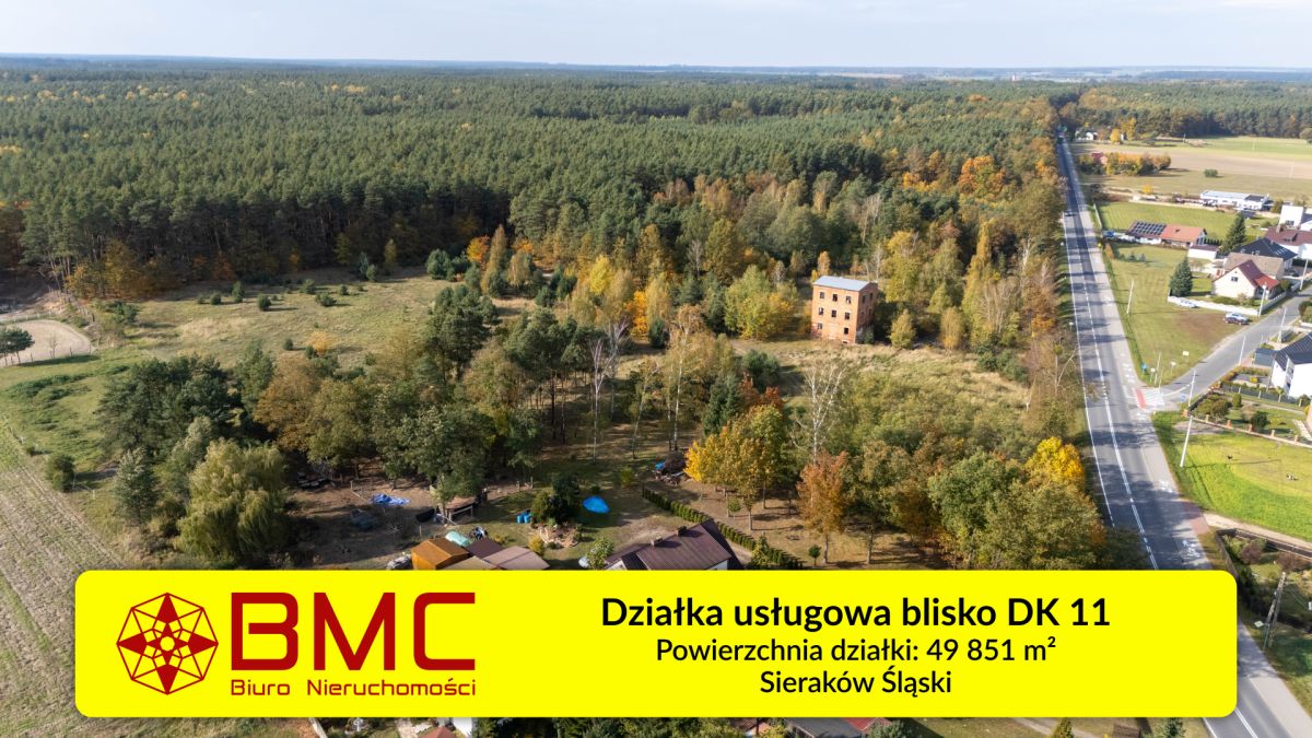 Działka usługowa,4,9ha przy dk11 blisko  s11,