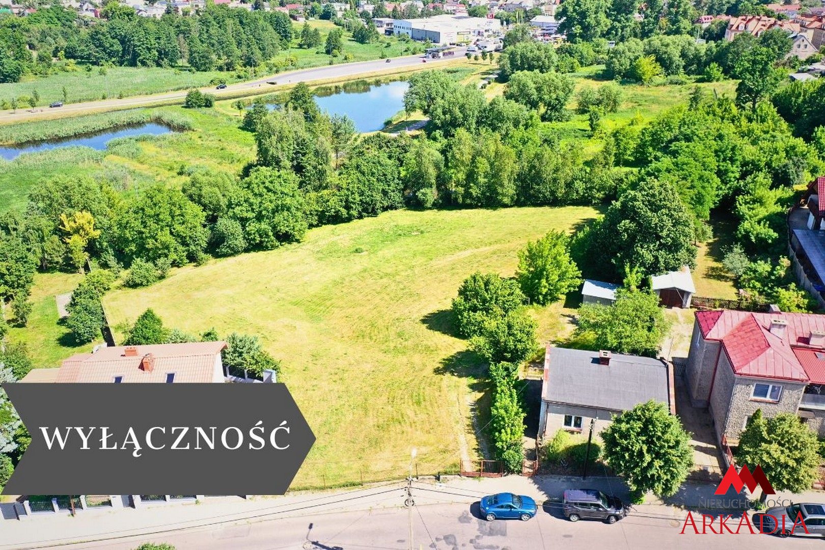 Działka inwestycyjna lipno z budynkiem