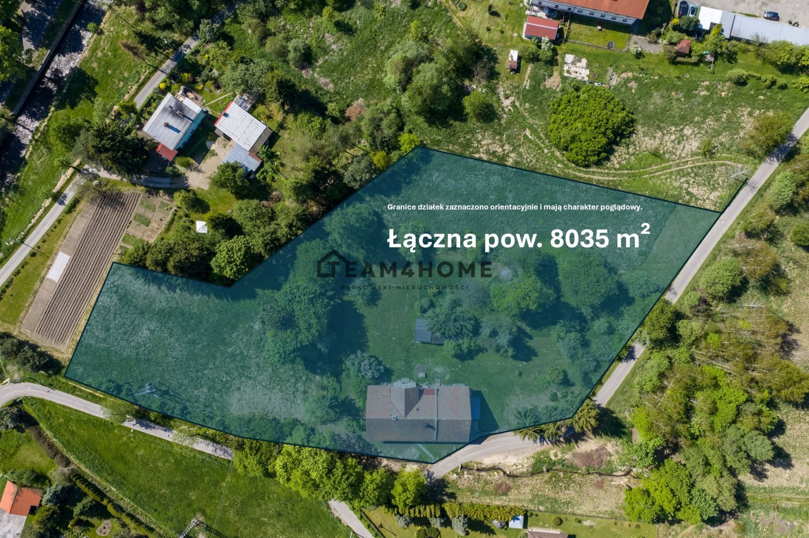 Posiadłość 392 m² + 8035 m² ziemi - mysłakowice