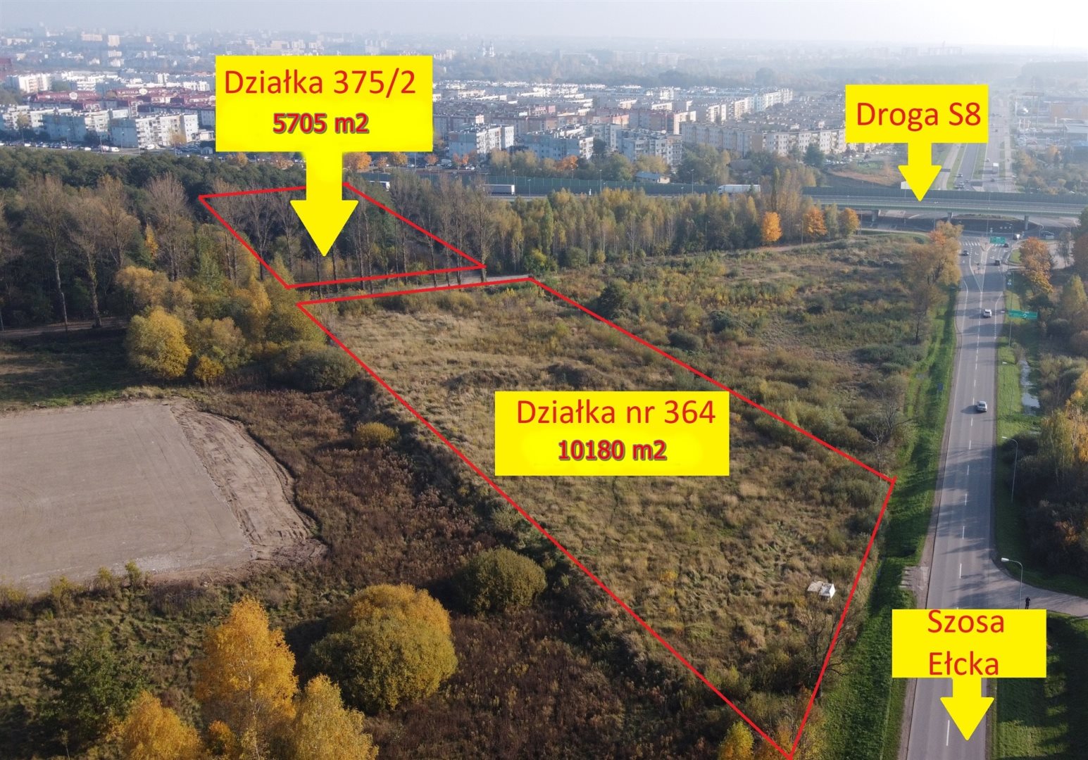 Działka inwestycyjna 1,0180 ha ul. tkacka